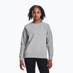 Moteriškas džemperis Under Armour Rival Fleece Crew mod gray light heather/white