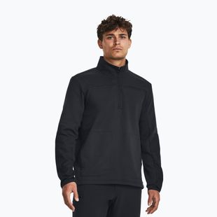 Vyriškas džemperis Under Armour Tactical Rival Job Fleece 1/4 Zip black / black / black