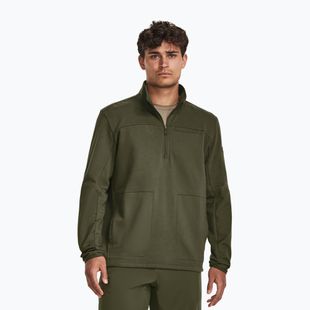 Vyriškas džemperis Under Armour Tactical Rival Job Fleece 1/4 Zip marine od green