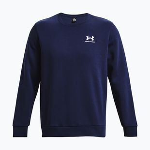 Vyriškas džemperis Under Armour Essential Fleece Crew midnight navy/white
