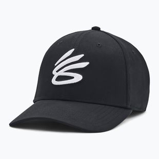 Kepuraitė su snapeliu Under Armour Curry Snapback black/white