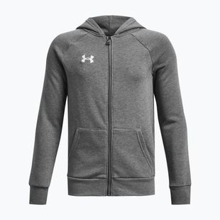 Vaikiškas džemperis Under Armour Rival Fleece FZ Hoodie grey