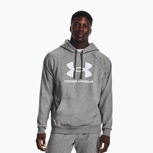 Vyriškas Under Armour Rival Fleece Logo HD castlerock light heather/white gobtuvas