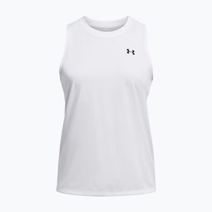 Moteriški treniruočių marškinėliai Under Armour Tech Tank Solid white/black