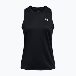 Moteriški treniruočių marškinėliai Under Armour Tech Tank Solid black/white
