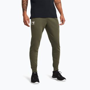 Vyriškos kelnės Under Armour Rival Terry Jogger marine od green/onyx white