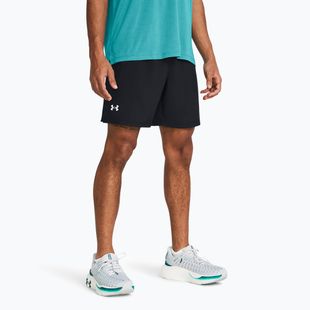 Vyriški bėgimo šortai Under Armour Launch 7" Unlined black / black / reflective