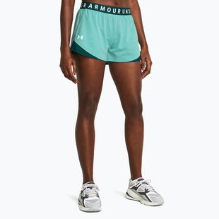 Moteriški šortai Under Armour Play Up Twist 3.0 radial turquoise/hydro teal/white