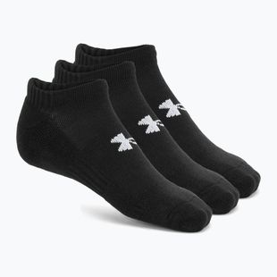 Kojinės Under Armour Training Cotton No Show 3 poros black/black/white