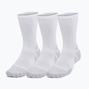 Kojinės Under Armour Perf Tech Pro 3 Pack Crew white/white/mod gray