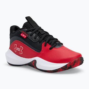 Vaikiški krepšinio batai Under Armour GS Lockdown 7 red/black/white