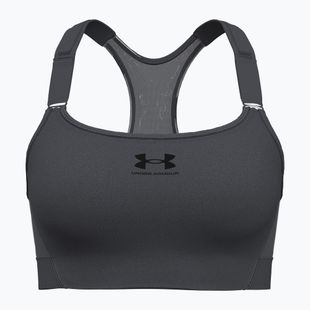 Under Armour HeatGear Armour High castlerock/black treniruočių liemenėlė