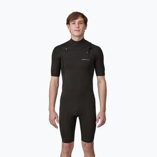 Vyriškas Patagonia Yulex Regulator Lite FZ Spring Suit Swim Foam Black