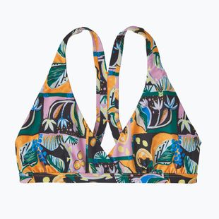 Maudymosi kostiumėlio viršus Patagonia Bottom Turn Top sland seedling / milkweed mauve