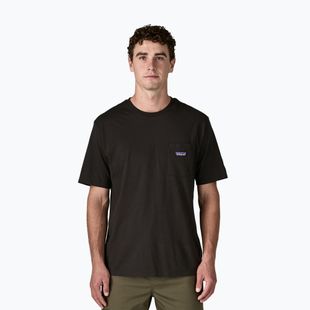 Vyriški marškinėliai Patagonia Daily Pocket Tee black