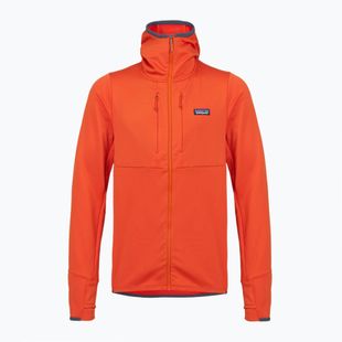 Vyriškas žygio džemperis Patagonia R1 Thermal Full Zip Hoody pollinator orange