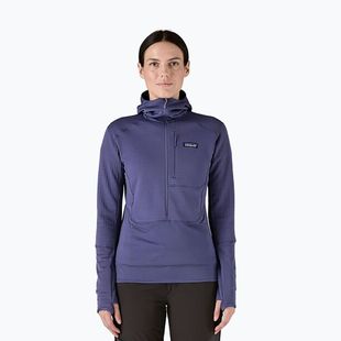 Moteriška softshell striukė Patagonia R1 Hybrid Pullover Hoody solstice purple