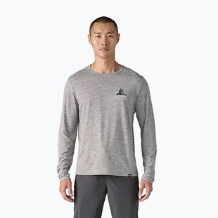 Vyriški marškinėliai ilgomis rankovėmis Patagonia Cap Cool Daily Graphic Lands chouinard crest/feather grey