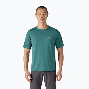 Vyriški marškinėliai Patagonia Cap Cool Daily Graphic Shirt strataspire/wetland blue x-dye