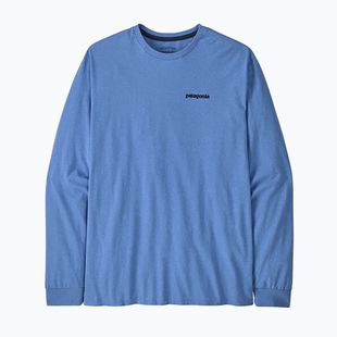 Vyriški marškinėliai ilgomis rankovėmis Patagonia P-6 Logo Responsibili abundant blue