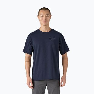 Vyriški marškinėliai Patagonia P-6 Logo Responsibili-Tee new navy