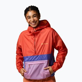 Moteriška vėjui atspari striukė Cotopaxi Teca Half-Zip Windbreaker smell the begonias