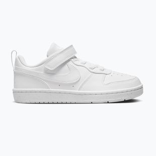 Vaikiški batai Nike Court Borough Low Recraft white/white/white