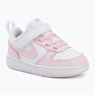 Vaikiški batai Nike Court Borough Low Recraft white/pink foam