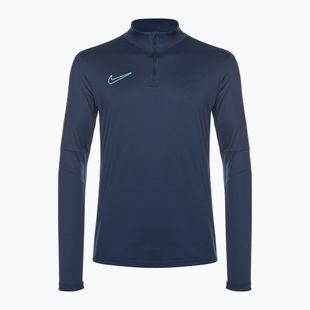 Vyriški futbolo marškinėliai ilgomis rankovėmis Nike Academy Dri-Fit 1/2-Zip midnight navy/black/midnight navy/hyper turquoise