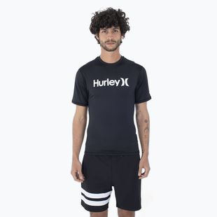 Vyriški marškinėliai Hurley O&O Quickdry Rashguard black