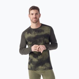 Vyriški termoaktyvūs marškinėliai Smartwool Merino 250 Baselayer Crew Boxed north woods foggy pines