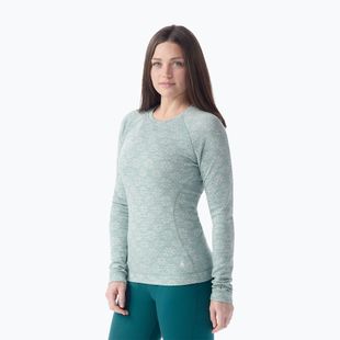 Moteriški termoaktyvūs marškinėliai Smartwool Merino 250 Baselayer Crew Boxed arctic green digi snow