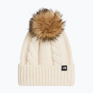 Vaikiška žieminė kepurė The North Face Oh Mega Fur Pom Beanie white Dune