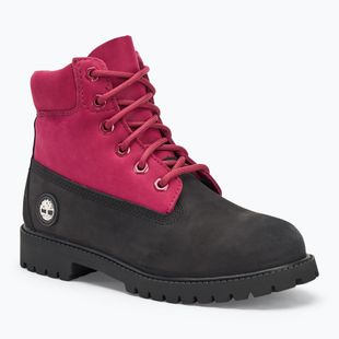 Vaikiški batai Timberland Premium 6 In Lace black nubuck/dark pink