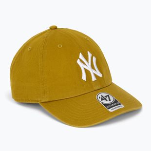 Kepuraitė su snapeliu 47 Brand MLB New York Yankees CLEAN UP goldenrod