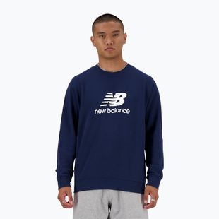 Vyriškas džemperis New Balance Stacked Logo French Terry Crew nb navy