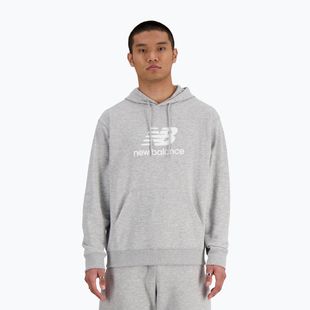 Vyriškas džemperis New Balance Stacked Logo French Terry Hoodie athletic grey