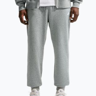 Vyriškos kelnės Nike Club French Terry Joggers dark grey heather/light smoke grey/white