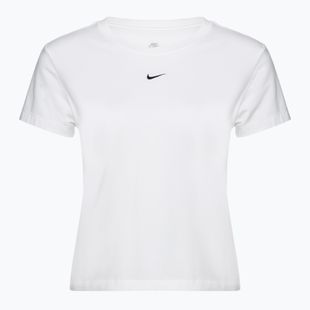 Moteriški marškinėliai Nike Sportswear Chill Knit white/black
