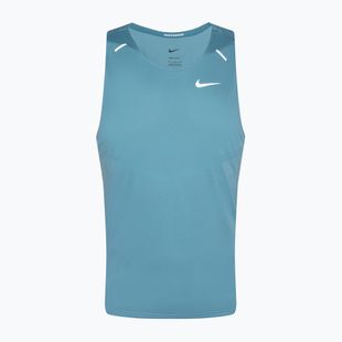 Vyriškas bėgimo tank topas Nike Dri-Fit Rise 365denim turquise / reflective silver