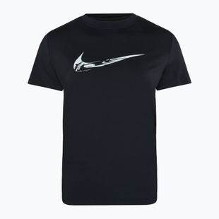 Moteriški bėgimo marškinėliai Nike One Dri-Fit black/white