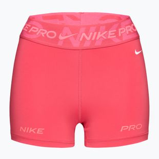 Moteriški treniruočių šortai Nike Pro Mid Rise 3" aster pink/pinksicle/hot punch/white