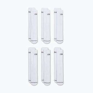 Kojinės Nike Jordan Everyday Crew 6 poros white/gym red/black