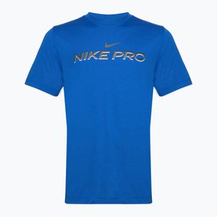 Vyriški treniruočių marškinėliai Nike Dri-Fit Fitness dame royal