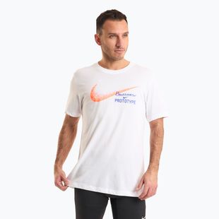 Vyriški bėgimo marškinėliai Nike Dri-Fit Founders white