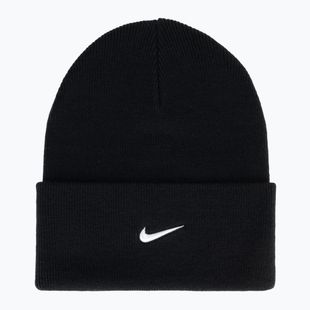 Žieminė kepurė Nike Peak Swoosh Beanie black/white