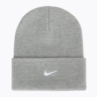Žieminė kepurė Nike Peak Swoosh Beanie dark grey heather/white