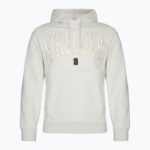 Vyriškas teniso džemperis Nike Court Dri-Fit Heritage Hoodie light orewood brown / pale ivory