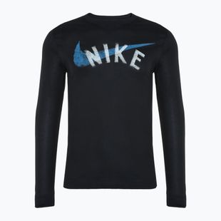 Vyriški marškinėliai ilgomis rankovėmis Nike Dri-FIT Fitness black