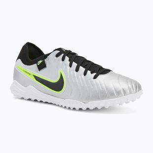 Vyriški futbolo batai Nike Tiempo Legend 10 Pro TF metallic silver/volt/black